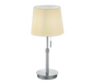 Lyon table lamp E27 brushed steel — 509100107