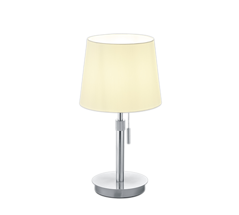 Lyon table lamp E27 brushed steel — 509100107
