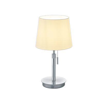 Lyon table lamp E27 brushed steel — 509100107