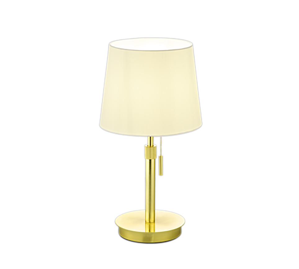 Lyon table lamp E27 matt brass — 509100108