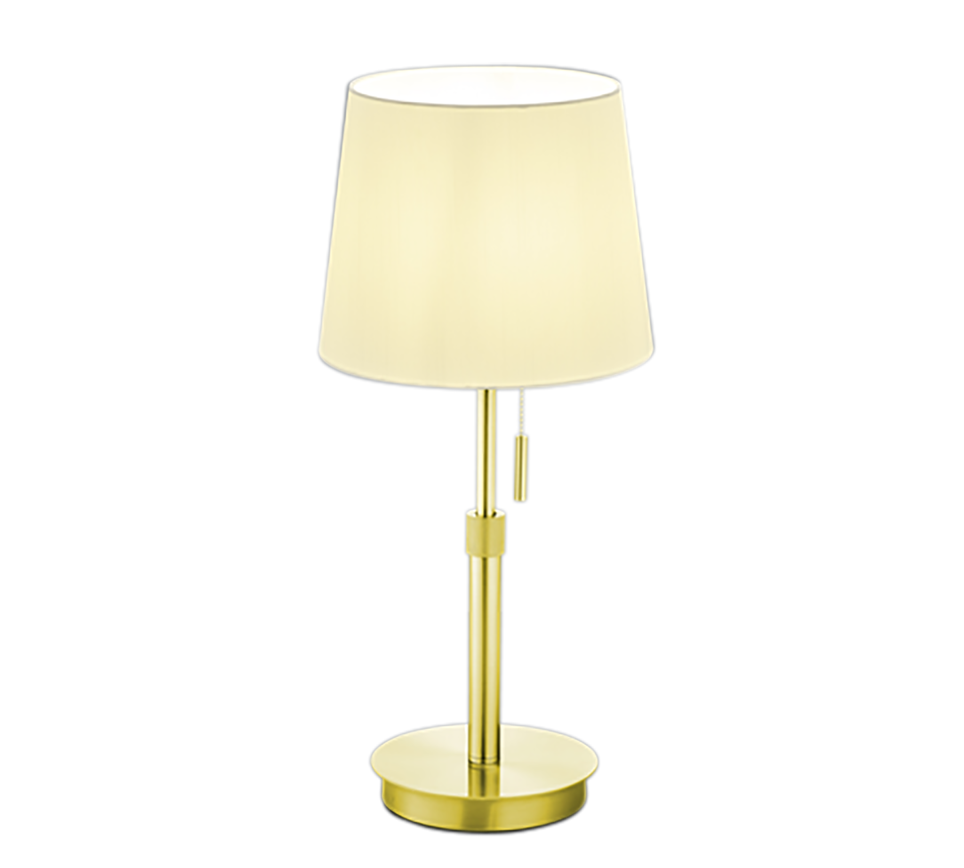 Lyon table lamp E27 matt brass — 509100108