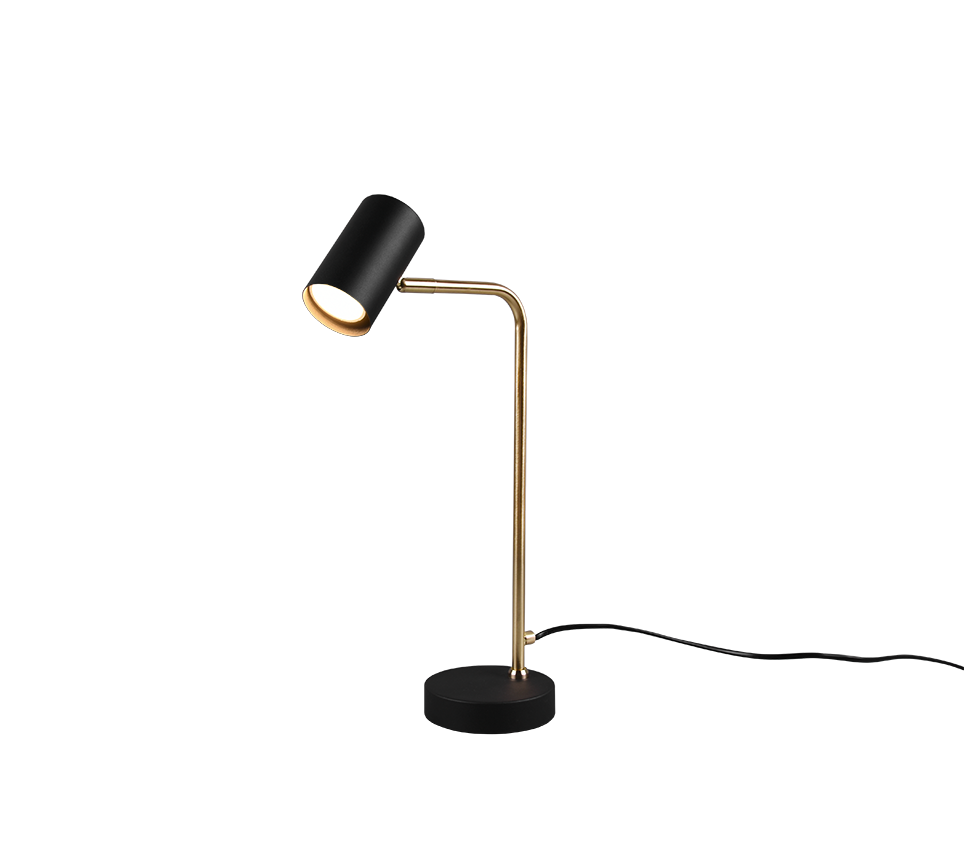 Marley table lamp GU10 matt brass/matt black — 512400108