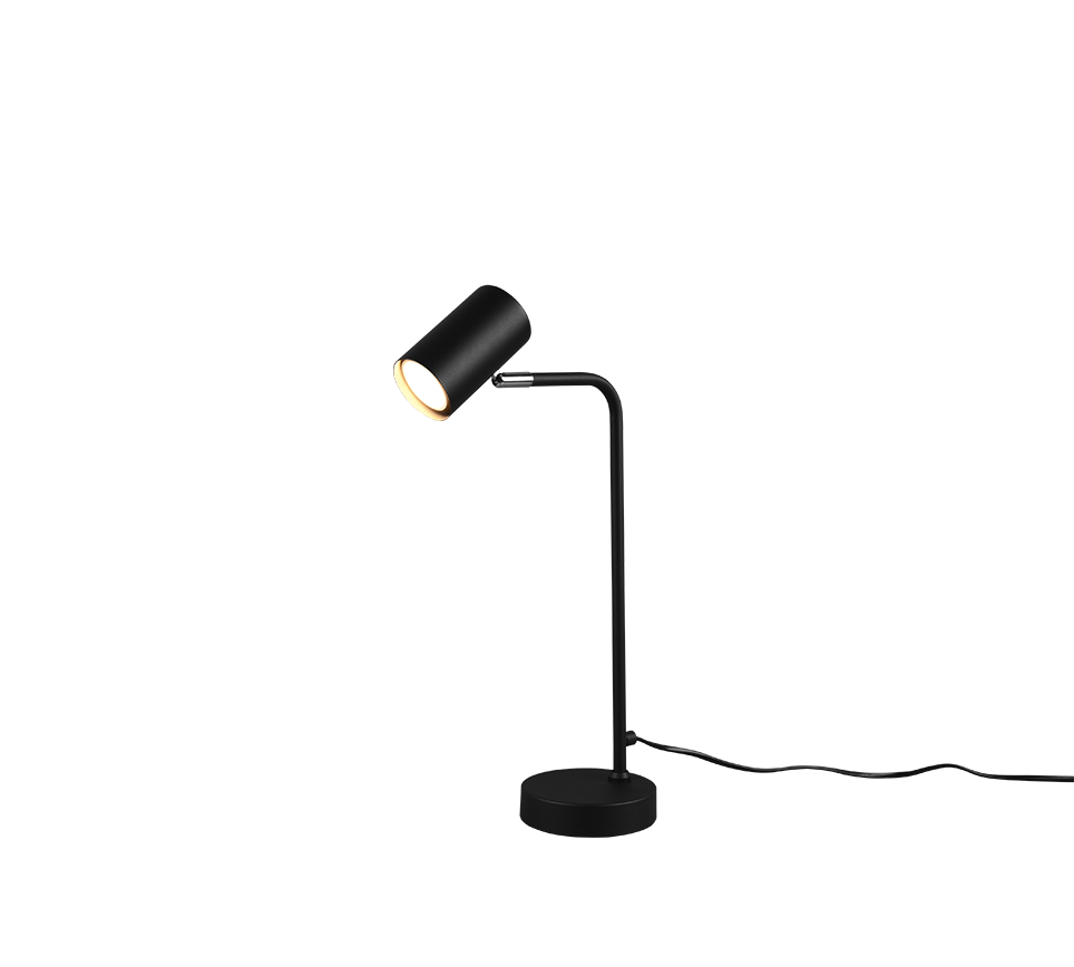 Marley table lamp GU10 matt black — 512400132