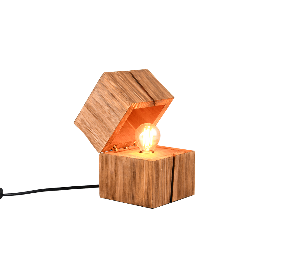 Treasure table lamp E14 (inc.) wood — 514110130