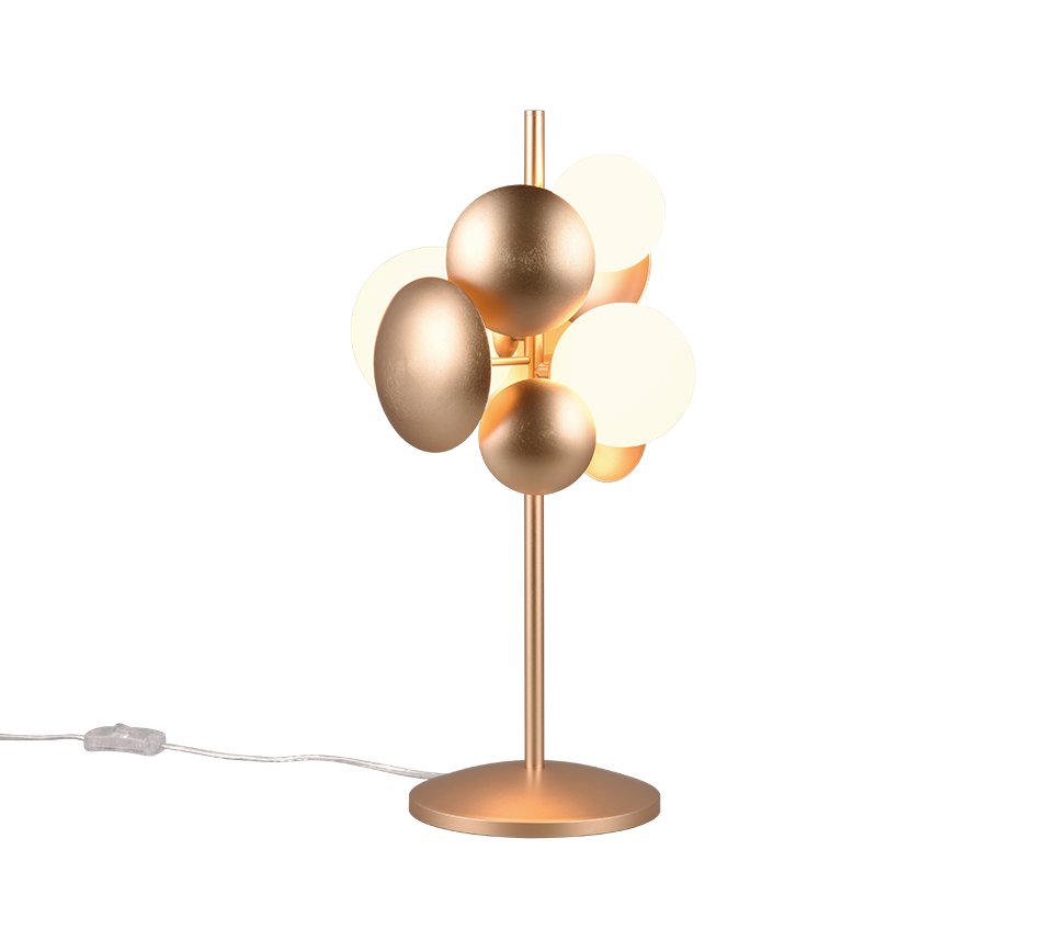 Bubble table lamp 3xG9 matt brass — 517400379
