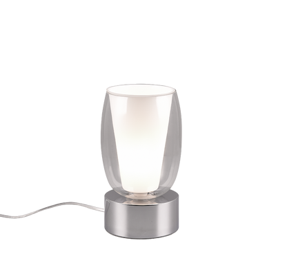 Barret table lamp E14 chrome/white — 517500106