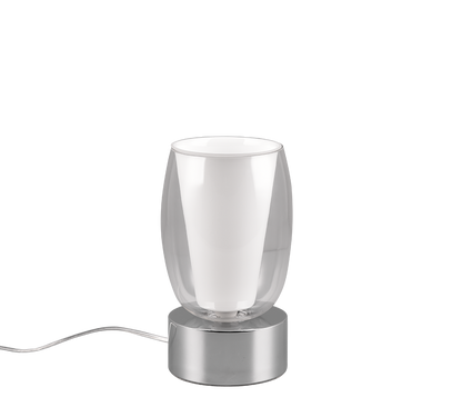 Barret table lamp E14 chrome/white — 517500106