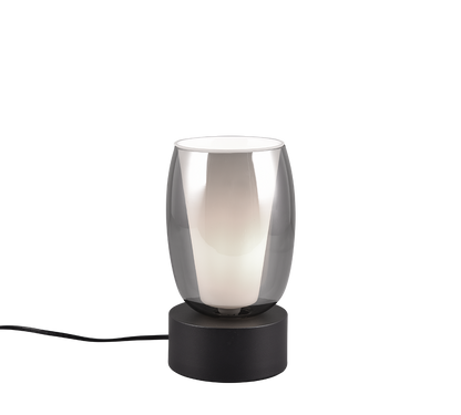 Barret table lamp E14 matt black/smoke — 517500154