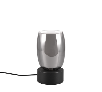 Barret table lamp E14 matt black/smoke — 517500154