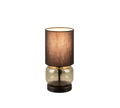 Elio table lamp E27 matt black/green — 517800115
