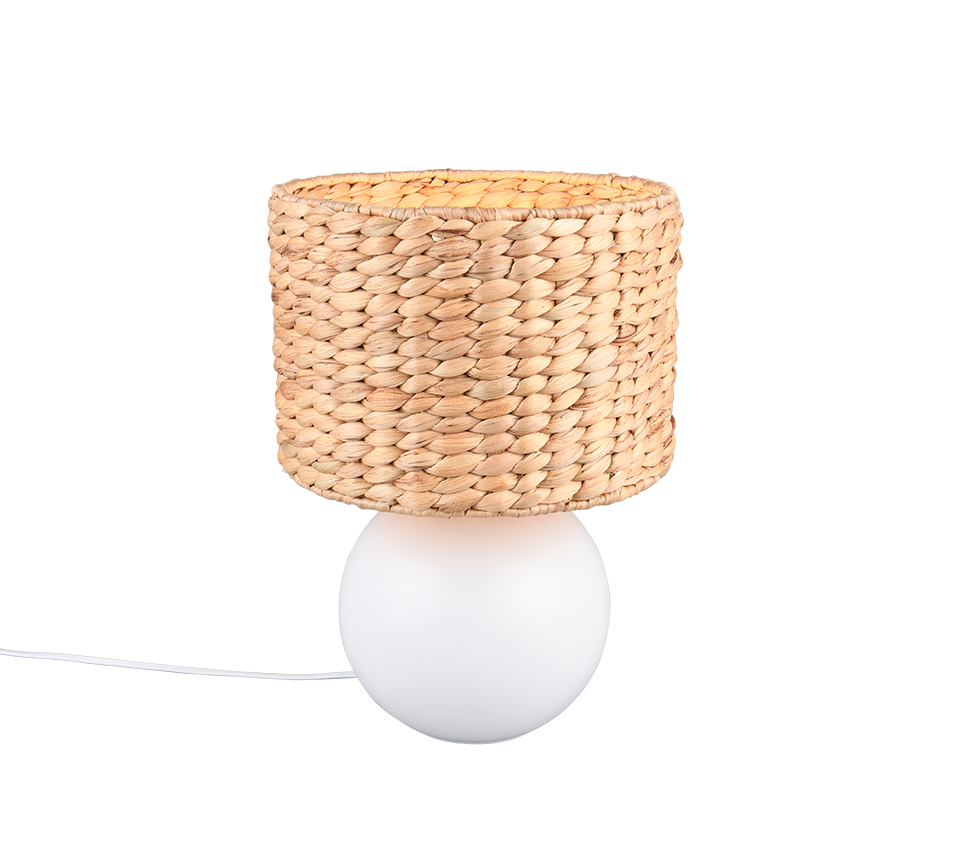Vina table lamp 40 cm E27 matt white/beige — 518990101