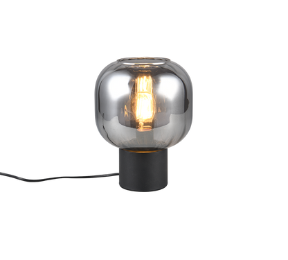 Diva table lamp E27 matt black/chrome plated — 519800132