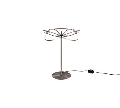 Charivari LED table lamp brushed steel — 521210107