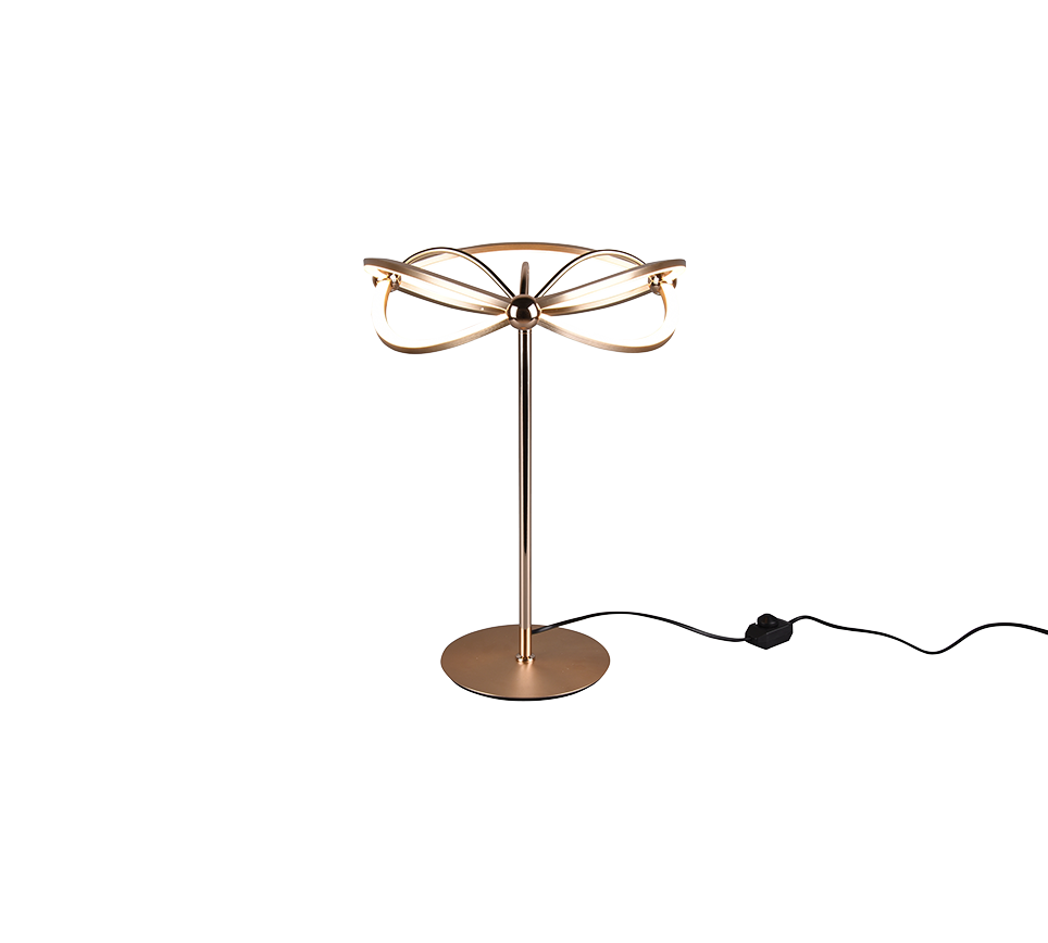 Charivari LED table lamp matt brass — 521210108