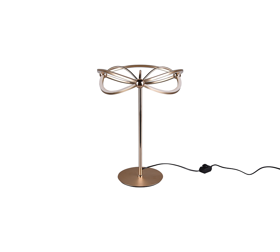 Charivari LED table lamp matt brass — 521210108