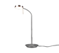Monza LED table lamp brushed steel — 523310107