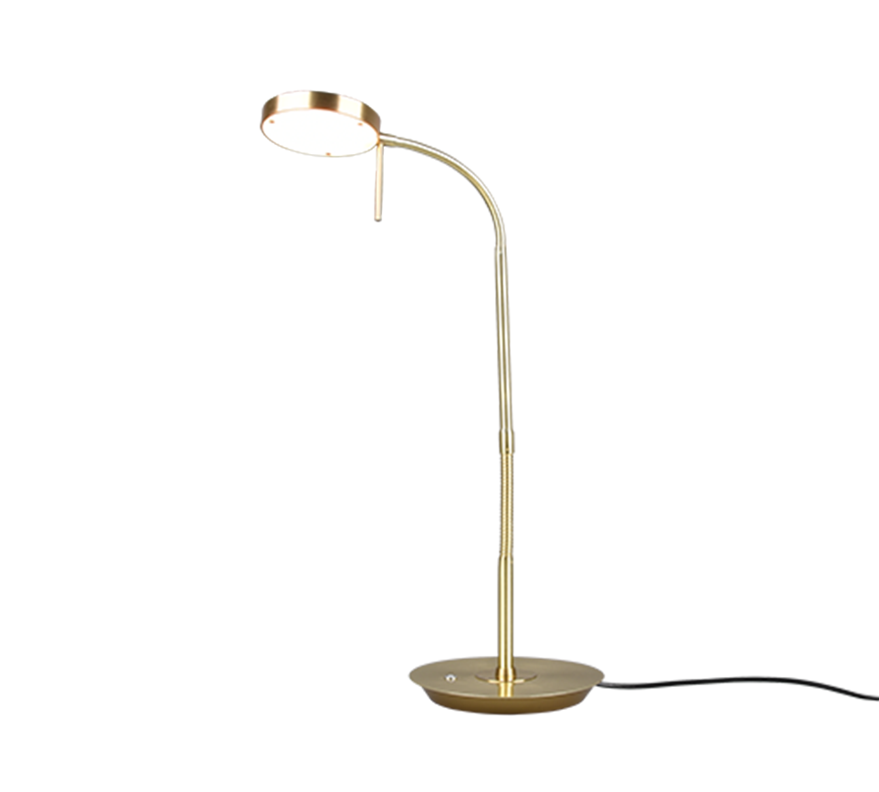 Monza LED table lamp matt brass — 523310108
