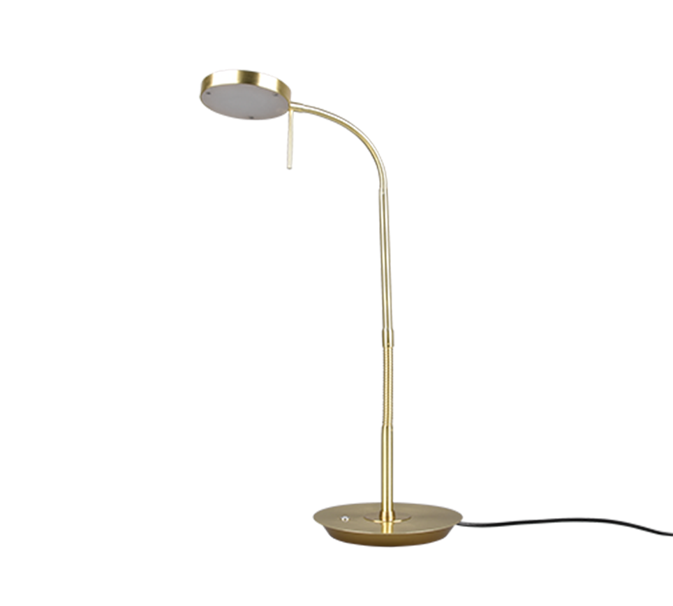 Monza LED table lamp matt brass — 523310108
