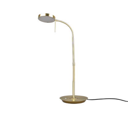 Monza LED table lamp matt brass — 523310108