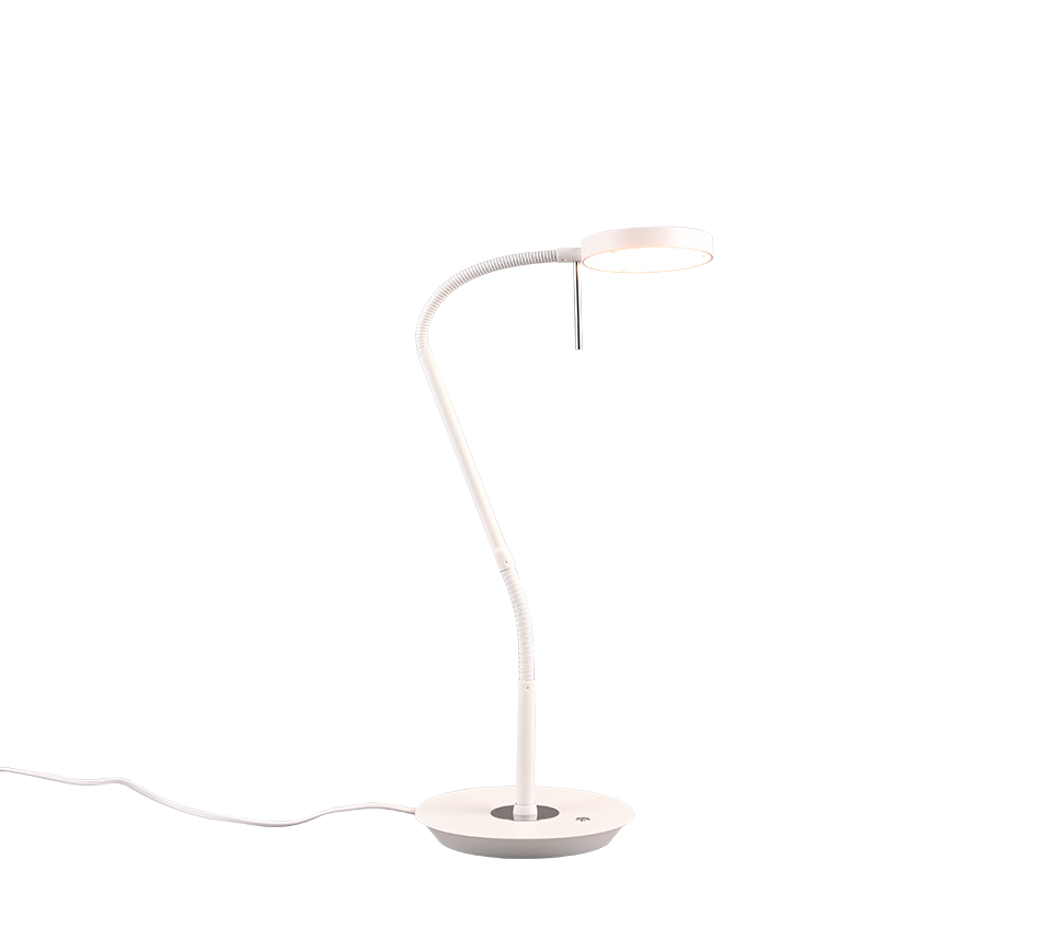 Monza LED table lamp matt white — 523310131
