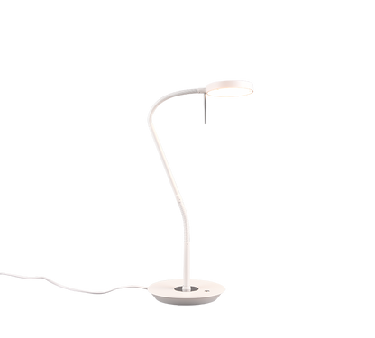 Monza LED table lamp matt white — 523310131
