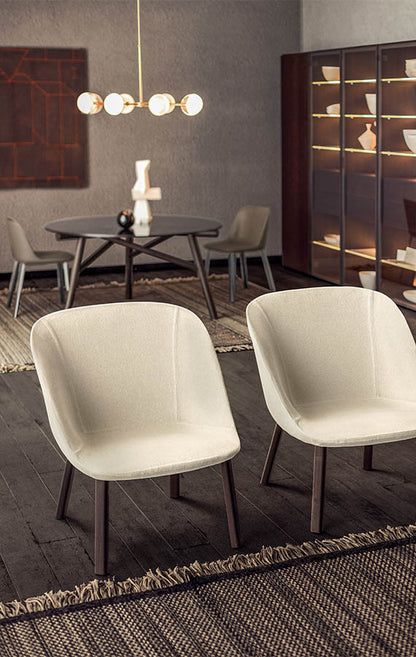 Pianca Esse Lounge Armchair and Pouf | Pianca