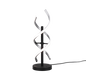 Sequence LED table lamp brushed aluminium/matt black — 541810205