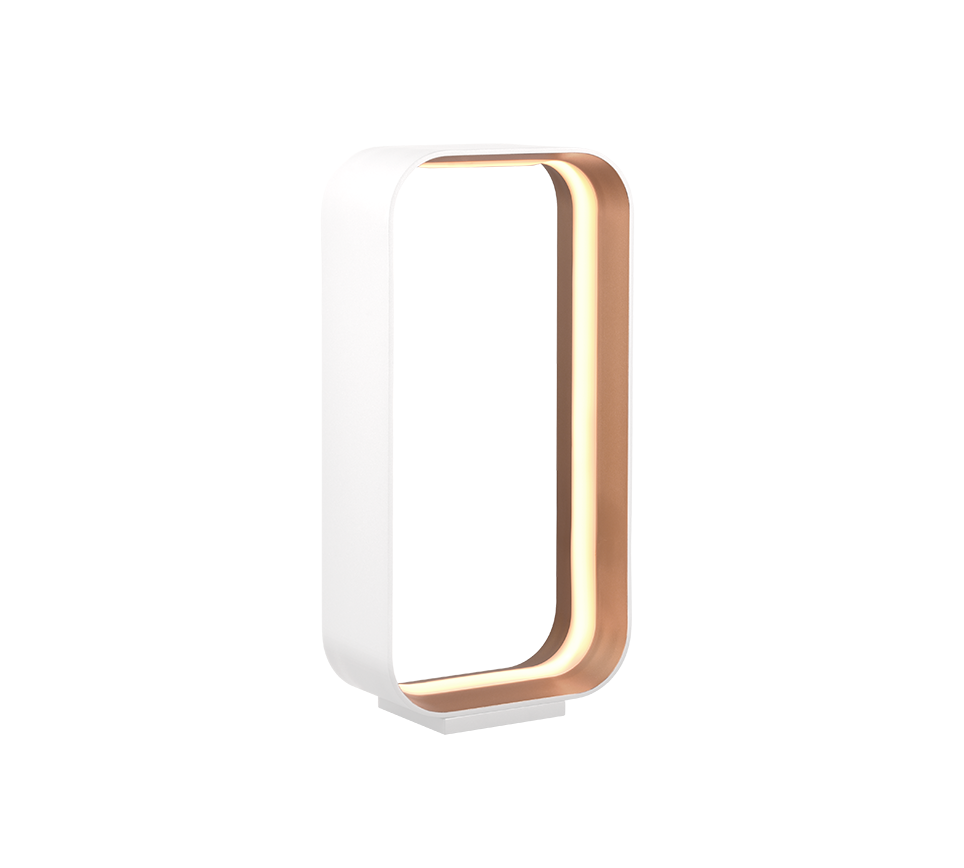 Cizione LED table lamp 41 cm matt white/gold — 544610131