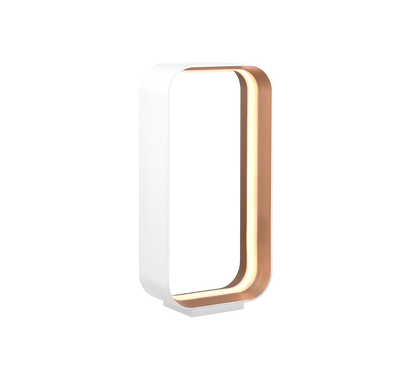 Cizione LED table lamp 41 cm matt white/gold — 544610131