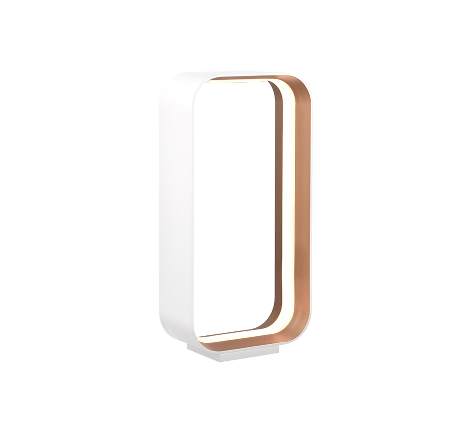 Cizione LED table lamp 41 cm matt white/gold — 544610131