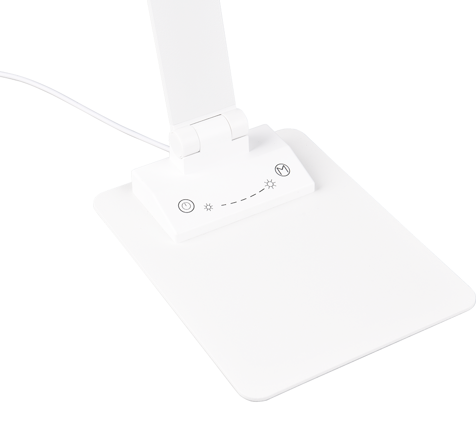 Travis LED table lamp matt white — 545310131