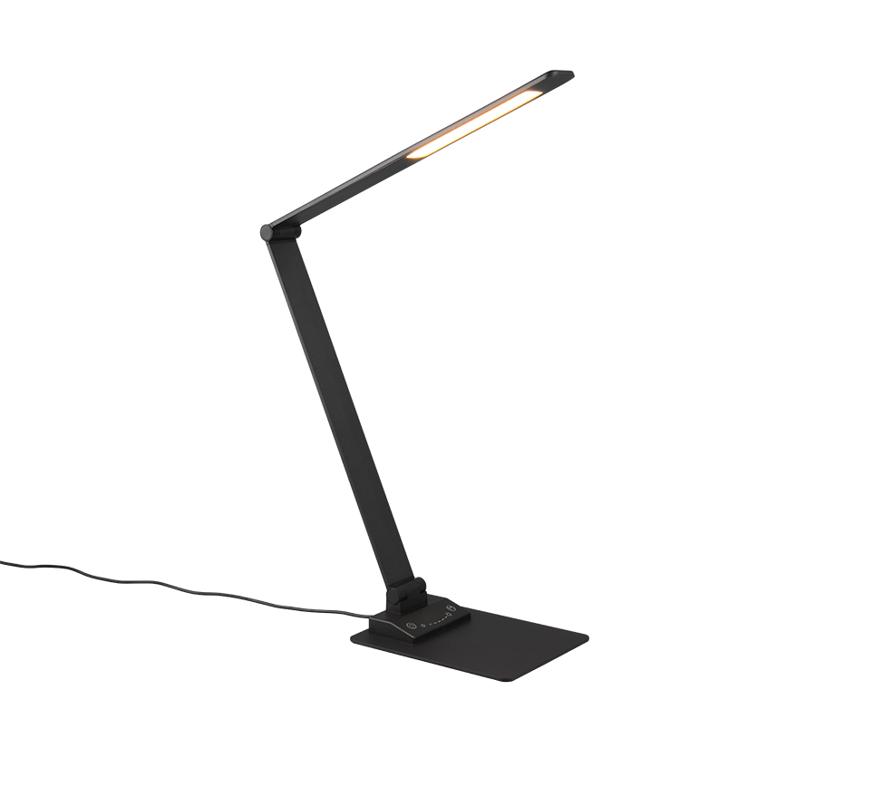 Travis LED table lamp matt black — 545310132