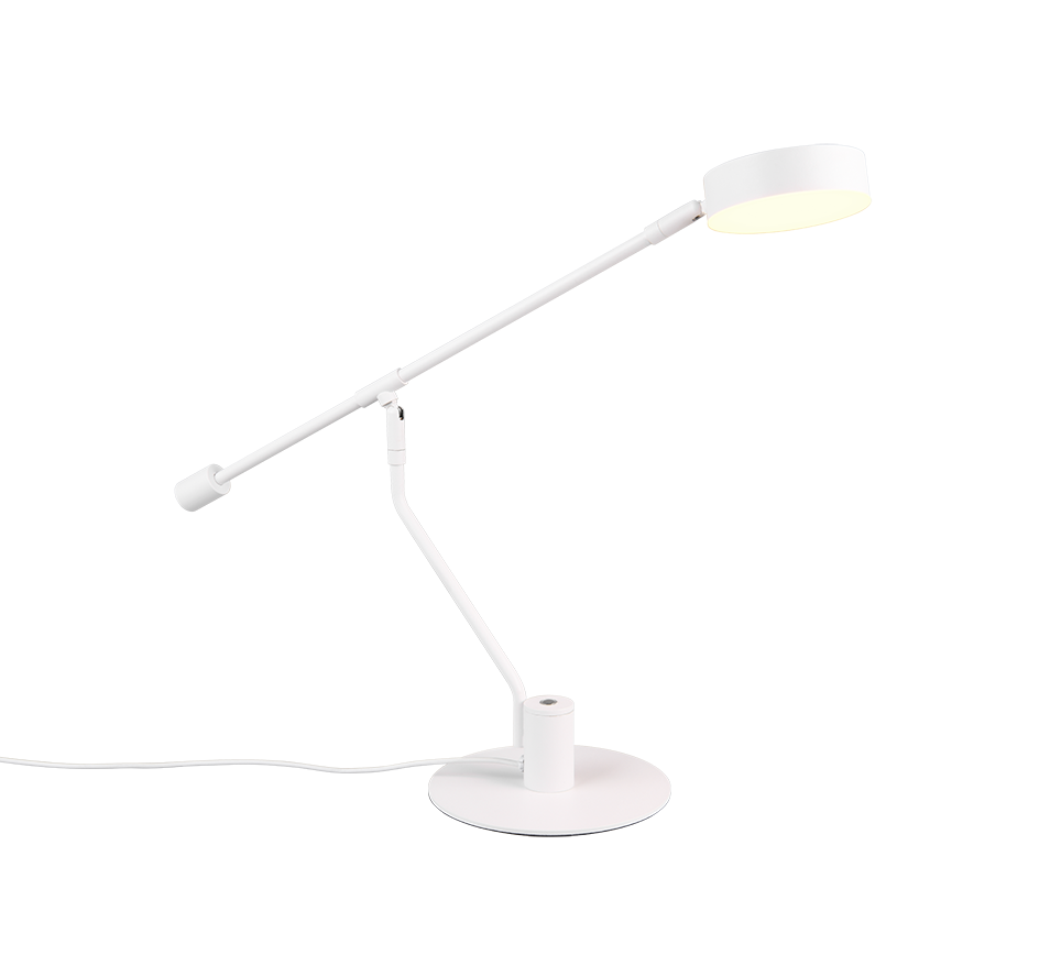 Manduro LED table lamp matt white — 549010131