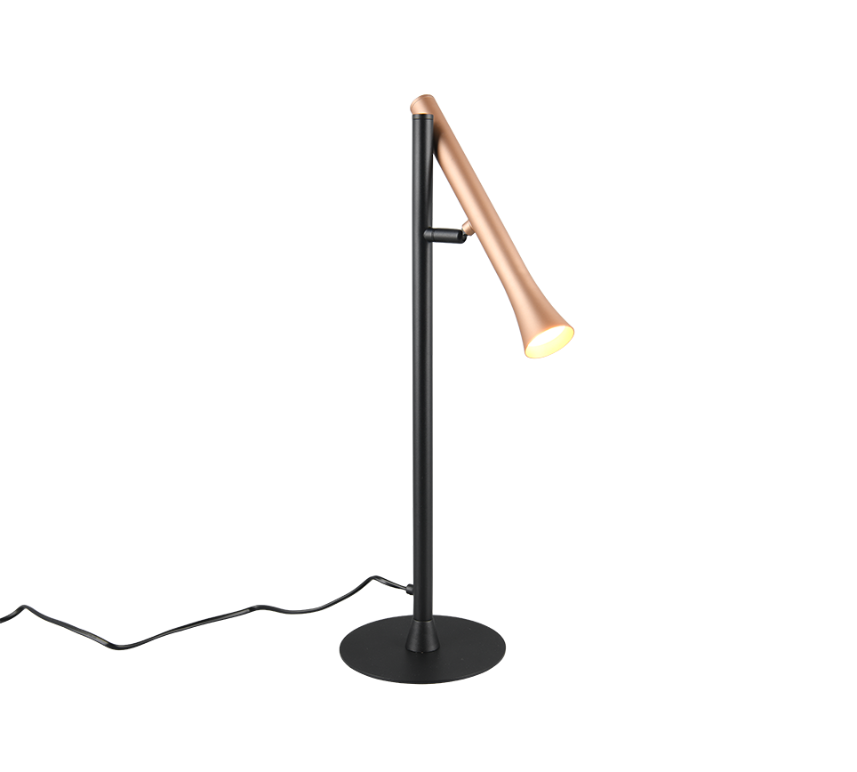 Fiato LED table lamp matt black/coffee brown — 552010165