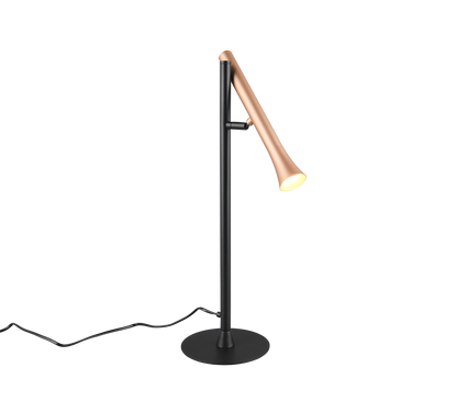 Fiato LED table lamp matt black/coffee brown — 552010165
