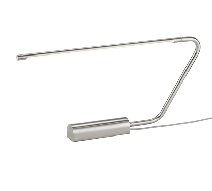 Olea LED table lamp brushed steel — 554310107