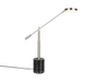 Fiore LED table lamp brushed steel/black — 554610107