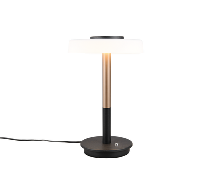 Celeste LED table lamp matt black/white/coffee brown — 554910165