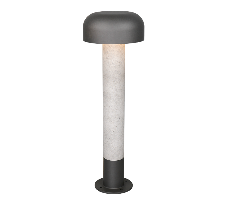 Fraser pole lamp 54 cm E27 anthracite/concrete look — 562560178