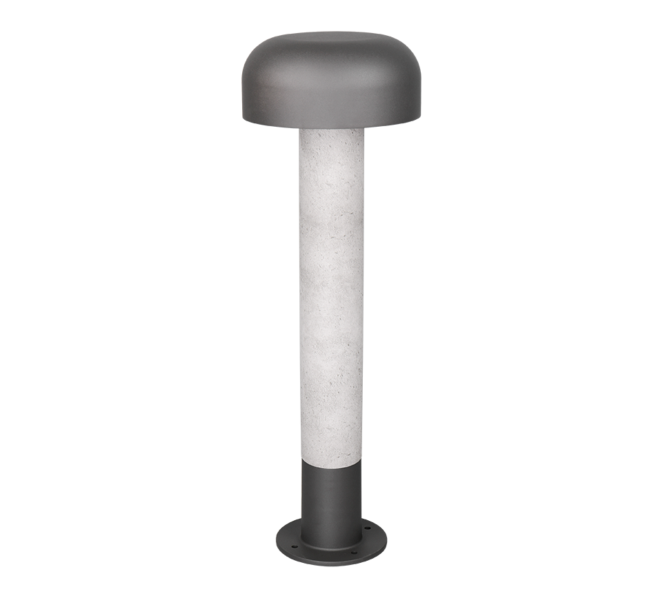 Fraser pole lamp 54 cm E27 anthracite/concrete look — 562560178