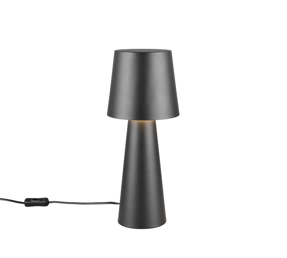 Nubian table lamp E27 matt black — 562900132