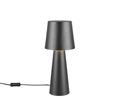 Nubian table lamp E27 matt black — 562900132