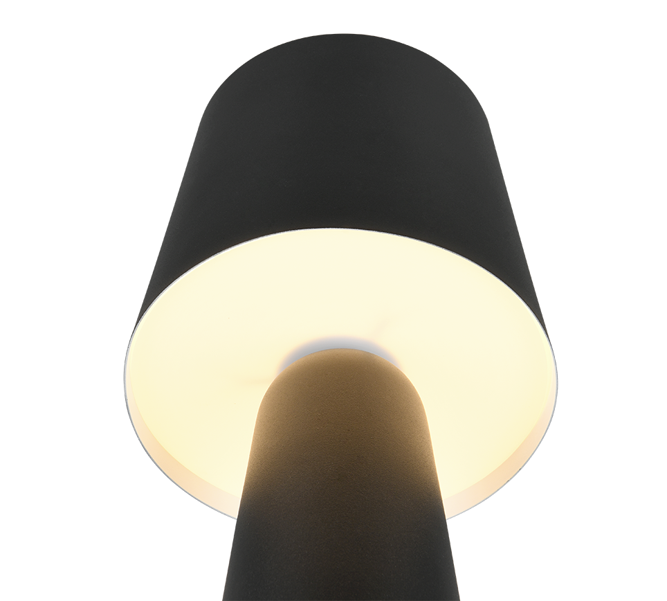 Nubian table lamp E27 matt black — 562900132