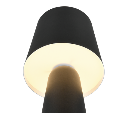 Nubian table lamp E27 matt black — 562900132