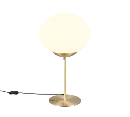 Fomento table lamp E27 matt brass/white — 563100108