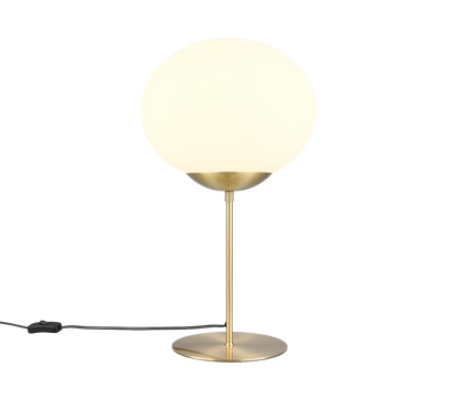 Fomento table lamp E27 matt brass/white — 563100108