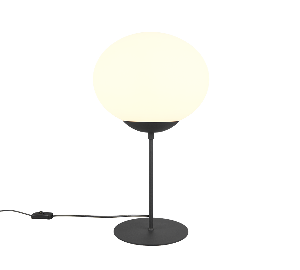 Fomento table lamp E27 matt black/white — 563100132