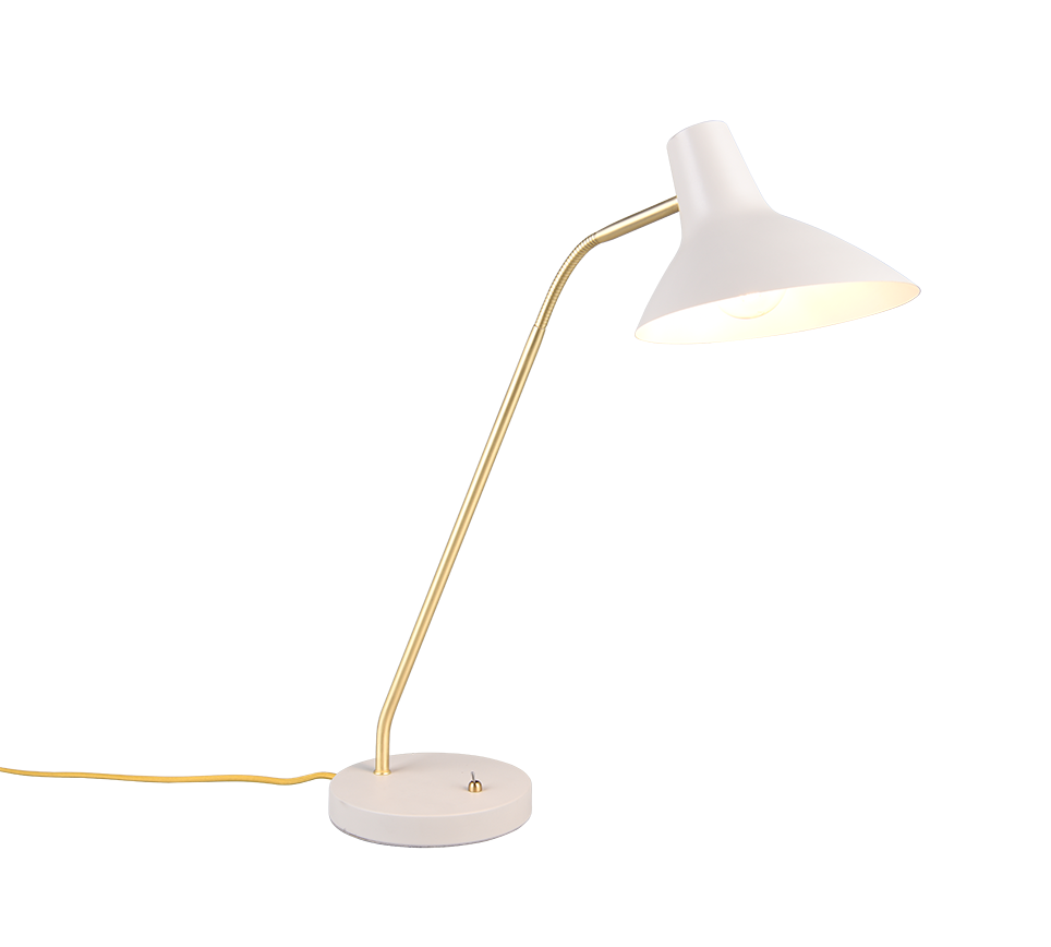 Traveller table lamp E27 warm grey/matt brass — 563400176