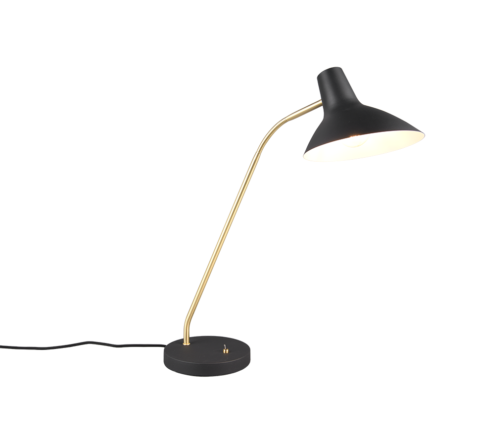 Traveller table lamp E27 matt black/matt brass — 563400180