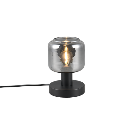 Mataro table lamp E14 matt black/smoke — 564100132